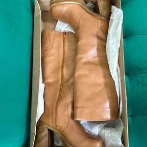 Steve Madden Fanatik tan leather boots